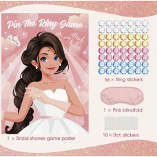 Pin the Ring on the Bride Game Pin the Ring on the Bride Game